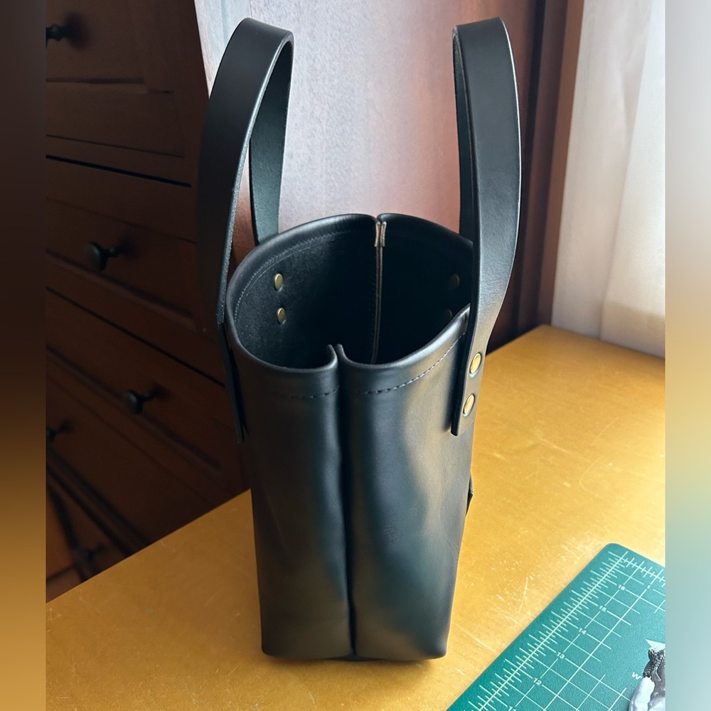 The Modern Inkwell Vegetable Tanned Leather Tote - Picture 5 of 9